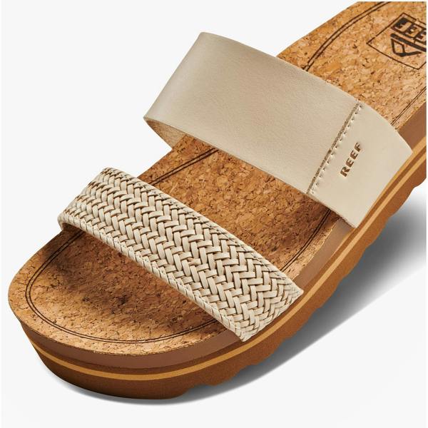 Reef CUSHION VISTA Platform Sandals in Light Brown
