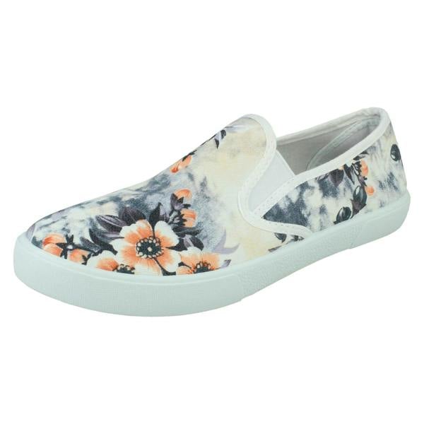 Spot On Ladies Spot On Beach Style Pumps F80086