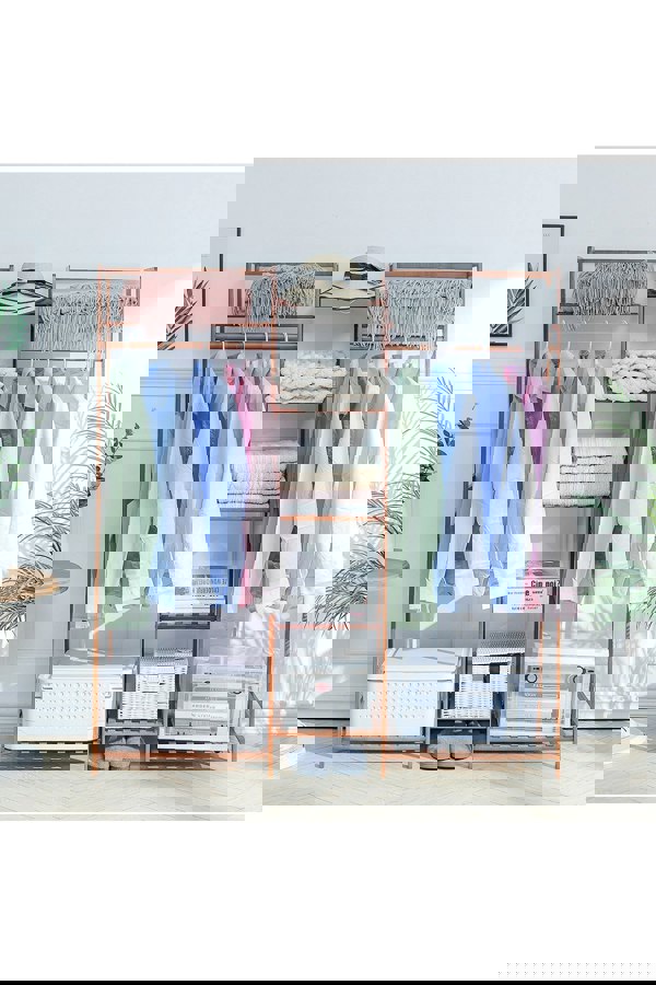 Living and Home Multi-Functional Clothes Hanging Rack Stand