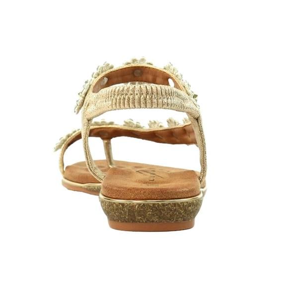Lunar Womens/Ladies Charlotte II Sandals - Gold - 