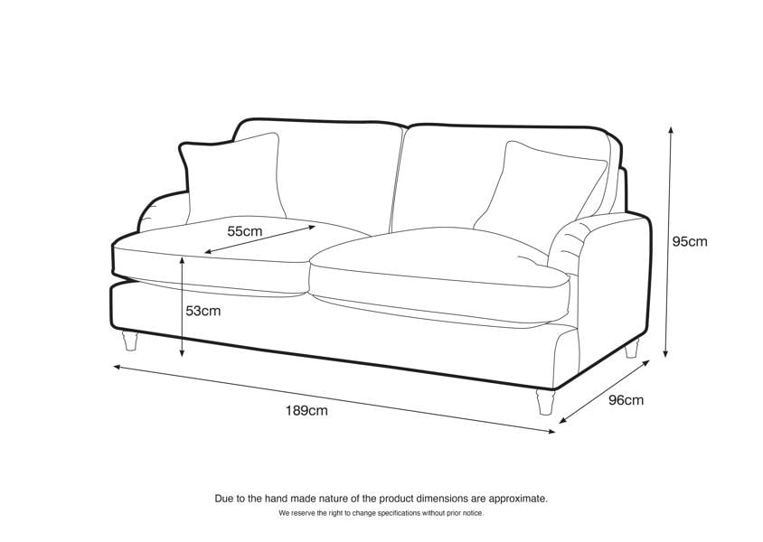 The Great Sofa Company The Swift 3 Seater Sofa