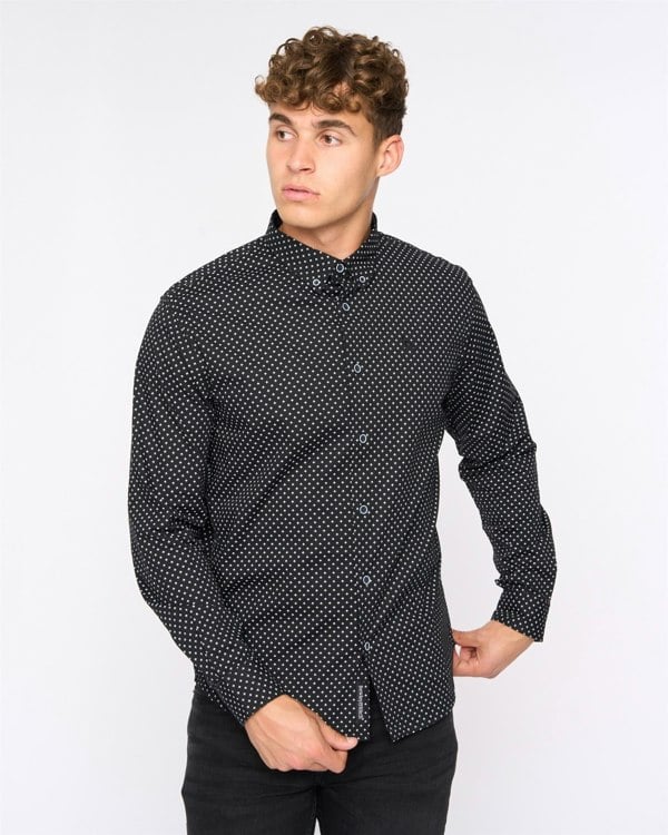 Bewley & Ritch Broadley Slim Fit Shirt Black