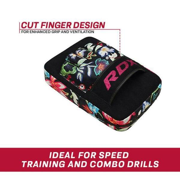 RDX Sports FOCUS PAD FLORAL BLACK (PAIR)