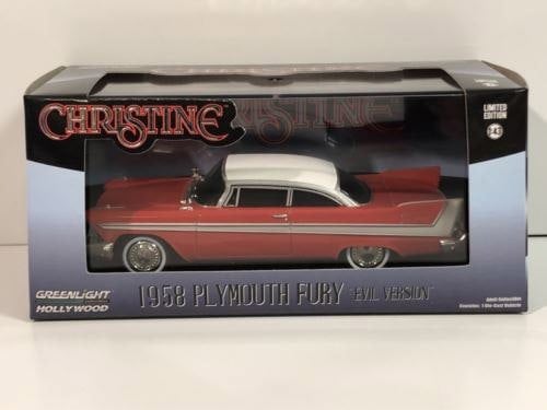 christine evil version 1958 plymouth fury 1:43 scale greenlight 86575