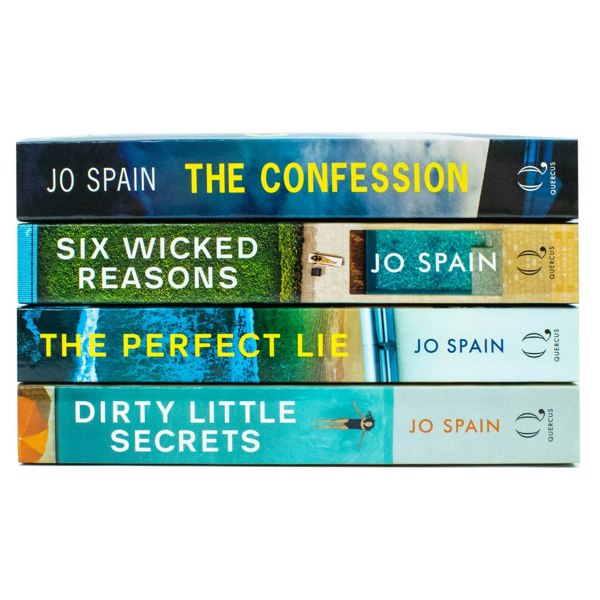 Jo Spain Series 4 Books The Confession, Six Wicked Reasons, The Perfect Lie, Dirty Little Secrets