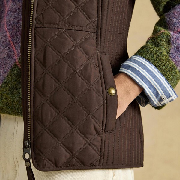 Joules MINX Gilet   in  Brown