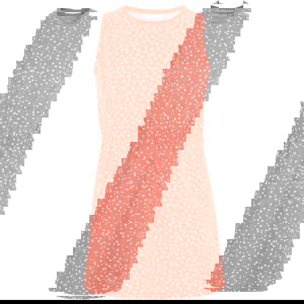 Regatta Girls Beylina Micro-Dot Dress - Peach Bloom/White - 