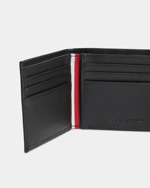 Tommy Hilfiger TH Corp Mens Mini Wallet - Black