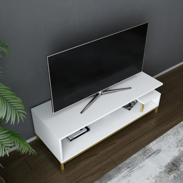 Decorotika Reilly Modern Tv Stand TV Cabinet for TV's up to 55"