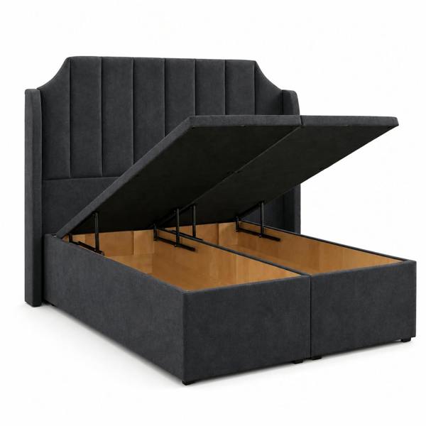 Great British Beds Art Deco Winged Divan Ottoman Bed