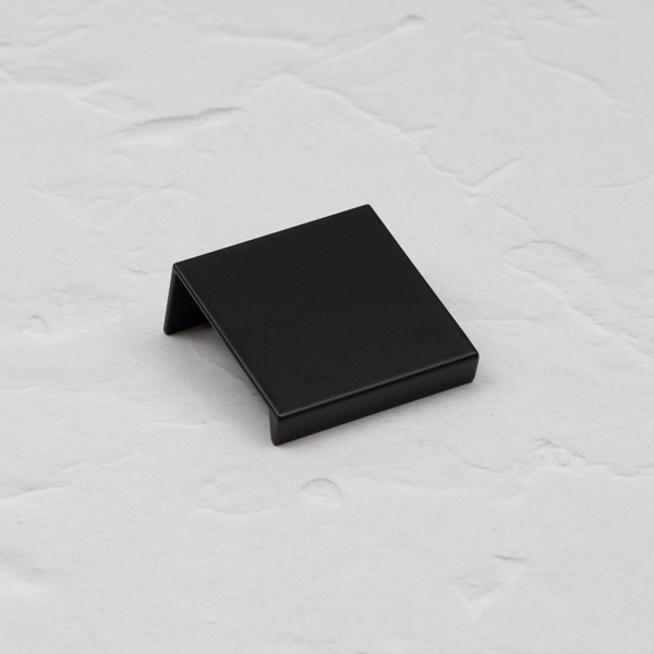 Handle & Home Matt Black Squared Edge Mount Lip Pull Handles