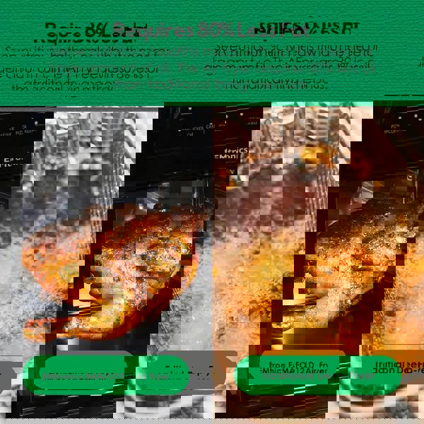 EMtronics 12L Digital Air Fryer Oven - Silver