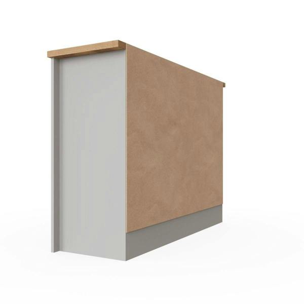 Timber Art Design Lisbon Sideboard 3 Doors 2 Drawers Buffet Storage Cabinet Cupboard Light Grey