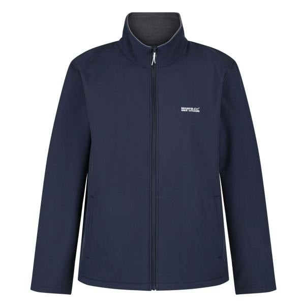 Regatta Mens Cera V Wind Resistant Soft Shell Jacket - Navy