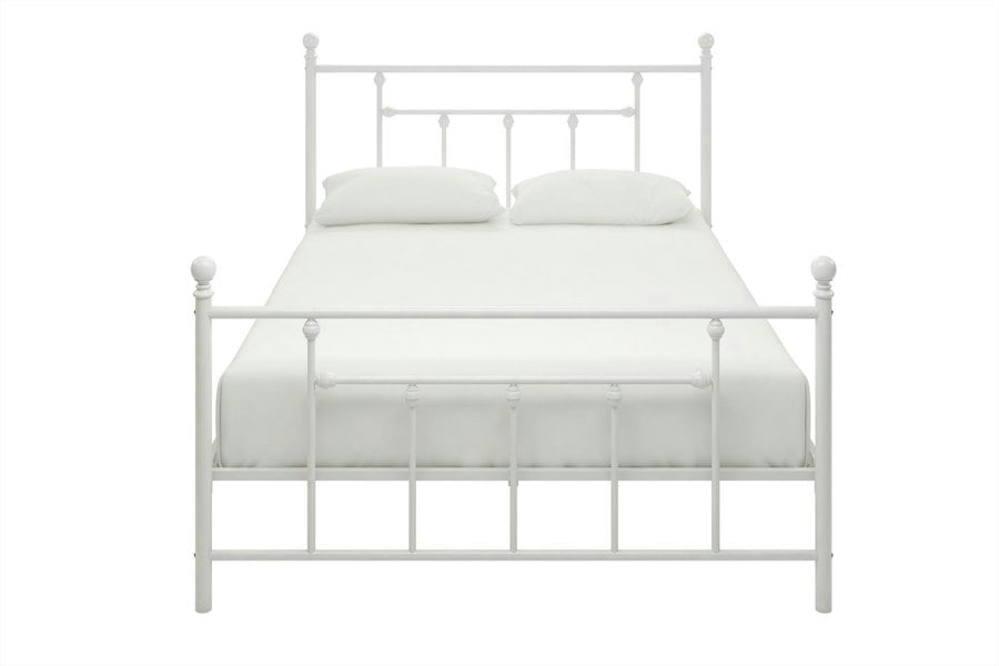 Dorel Home Manila Metal Bed White - Double