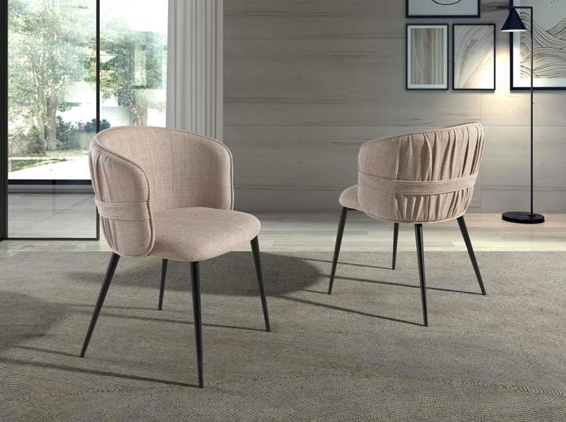 Angel Cerdá Brown Fabric Chair 4146