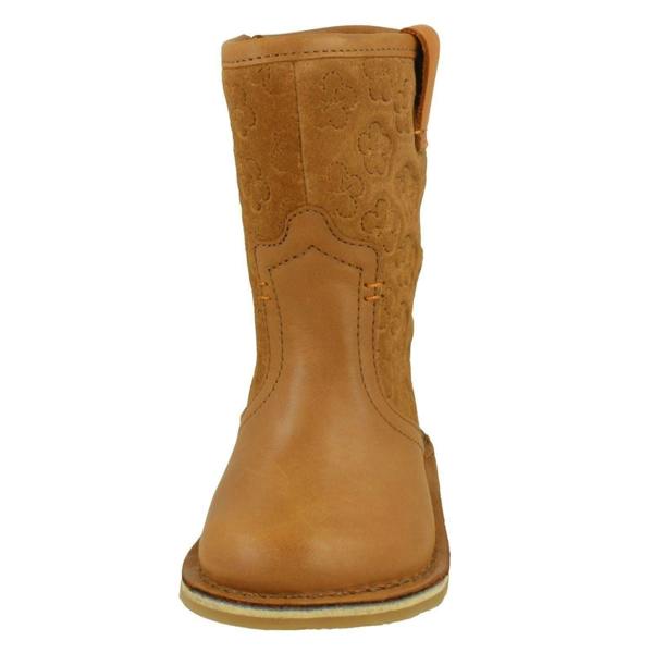 Clarks Girls Clarks Casual Mid Calf Boots Comet Pop