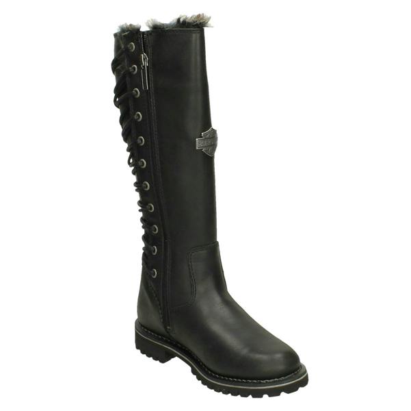 Harley Davidson Ladies Harley Davidson Lace Up Back Detailed Boots Dorland