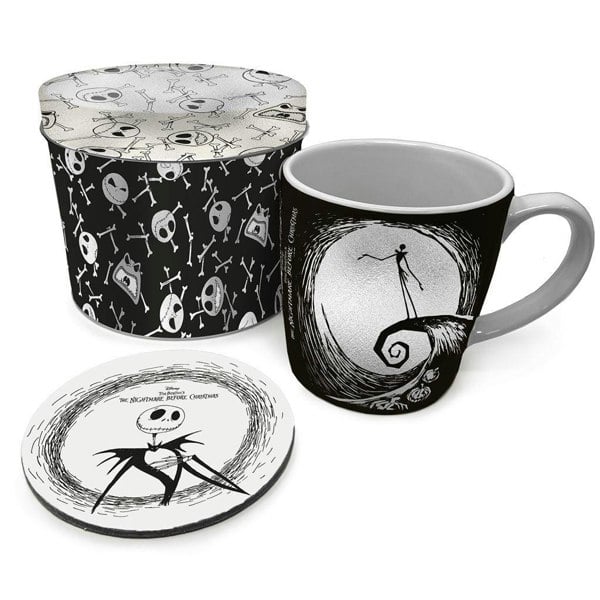 The Nightmare Before Christmas Logo Jack Skellington Gift Set - Black/White