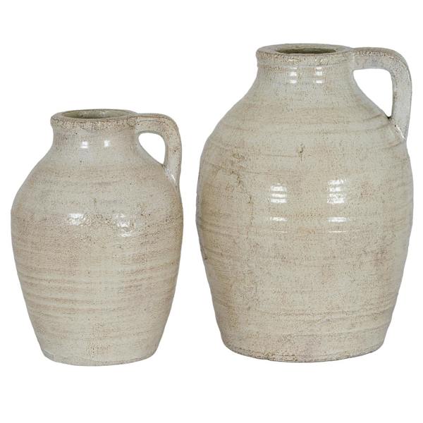 Hill Interiors Tarn Collection Ceramic Jug - White - 