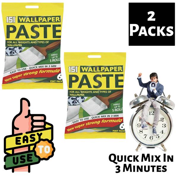 151 2X Wallpaper Paste 5 Roll