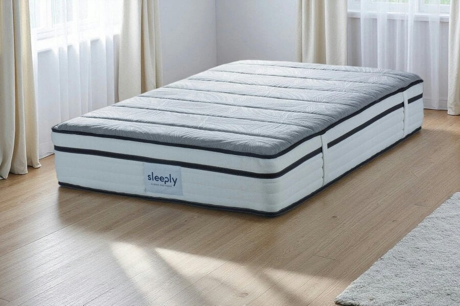 Outdoor Living The Maya Plush Ottoman Bed with Sleeply Hybrid Pocket Sprung Mattress – Double & King (Package Deal)