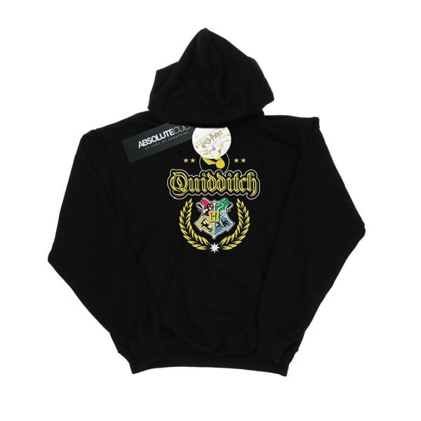 Harry Potter Boys Quidditch Crest Hoodie - Black