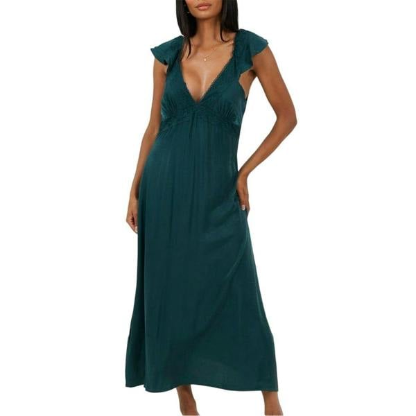Brave Soul Womens/Ladies Regular Maxi Dress - Emerald - 