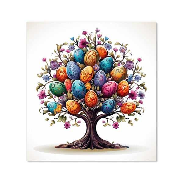 Warren Reed - Designer A Magical Easter Egg Tree Kitchen Splashback