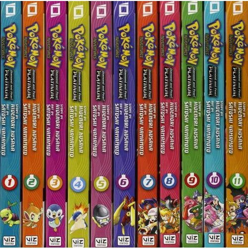 VIZ Media Pokemon Adventures Diamond And Pearl Platinum Collection 11 Books Box Set - Book 1-11