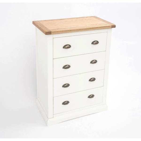 Cabinet Bits Cosenza 4 Drawer Chest of Drawers Brass Cup Handle