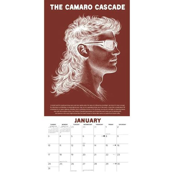 Mullet Masterpieces Calendar 2027, Wall Calendars, Month To View, Humour, Gift