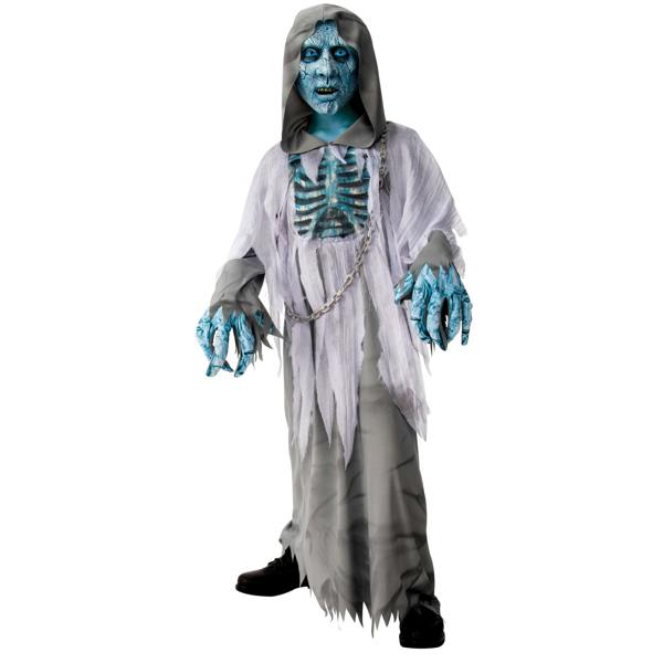 Bristol Novelty Boys White Demon Costume - White/Blue/Grey - 