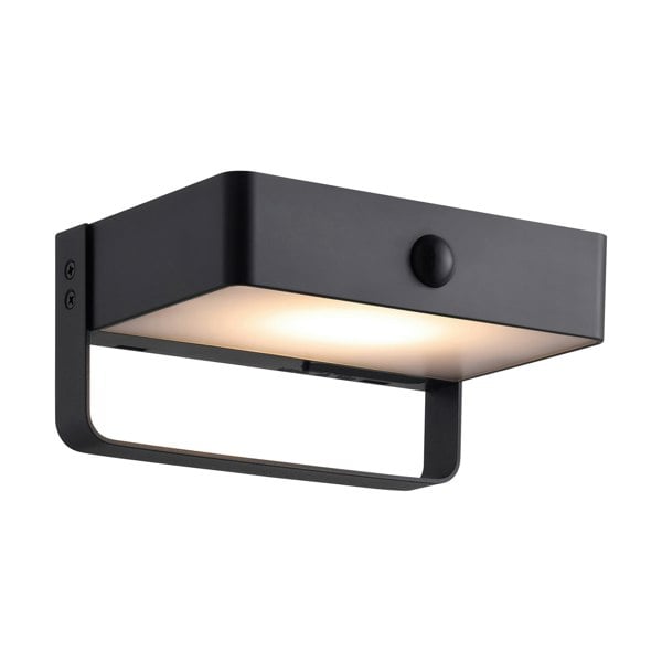 Nordlux Saulio Solar | Wall light | Black