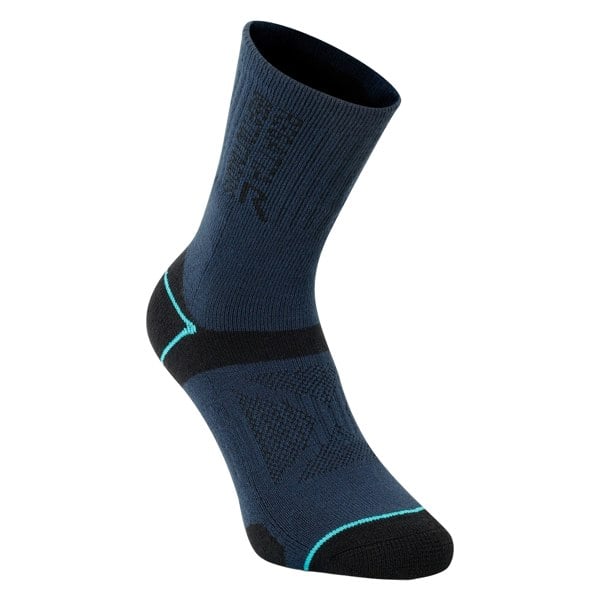 Regatta Women's Blister Protection II Boot Socks - Navy/Aruba Blue