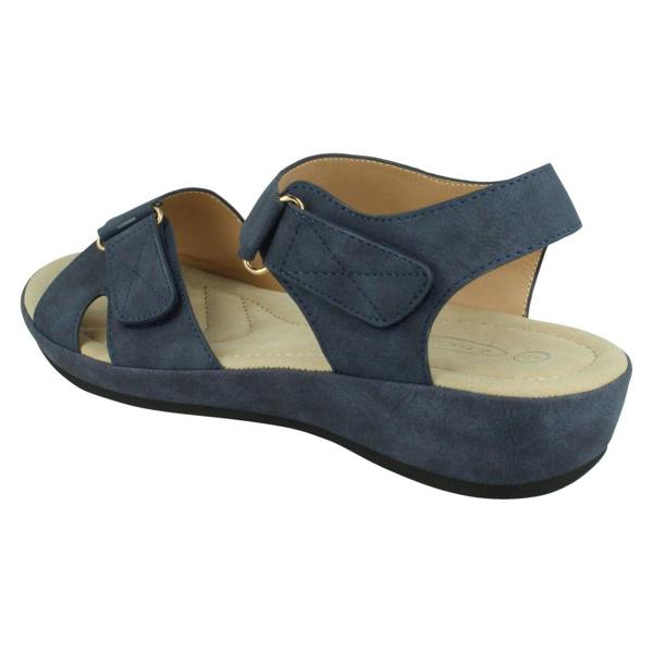 Spot On Ladies Spot On Low Wedge Sandals F00288