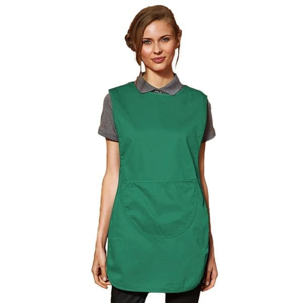 Premier Ladies/Womens Pocket Tabard / Workwear (Pack of 2) - Emerald