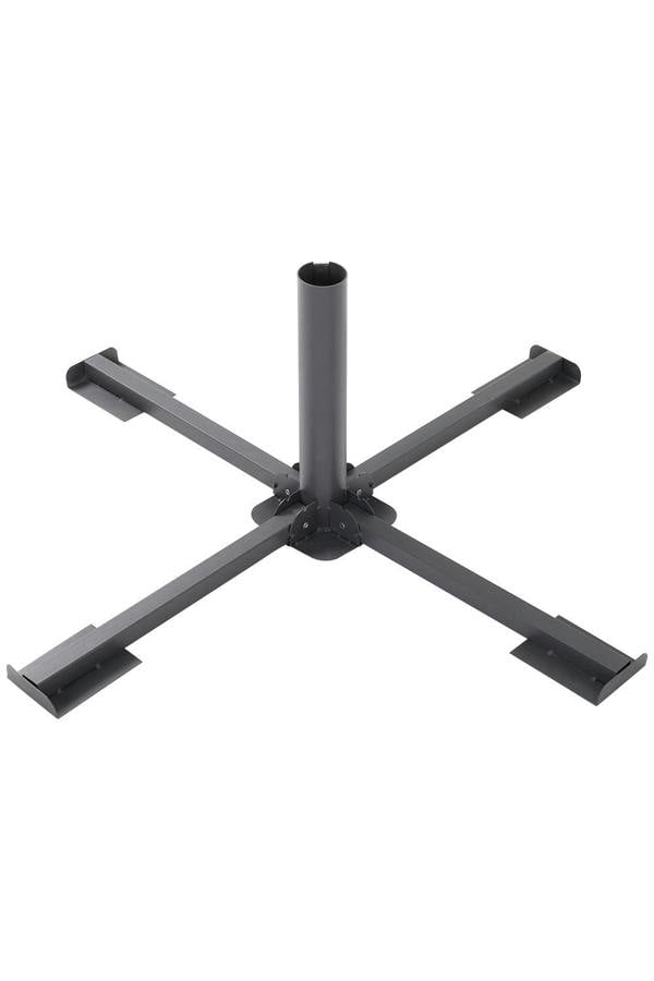 Living and Home Portable Foldable Cross Parasol Base Patio Umbrella Stand