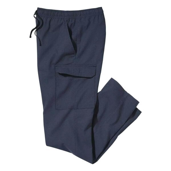 Atlas For Men Mens Cargo Trousers - Navy