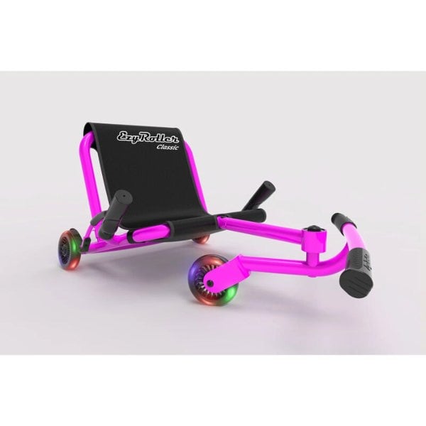 Ezy Roller EzyRoller Classic Ride-On Kart with LED Wheels - Pink