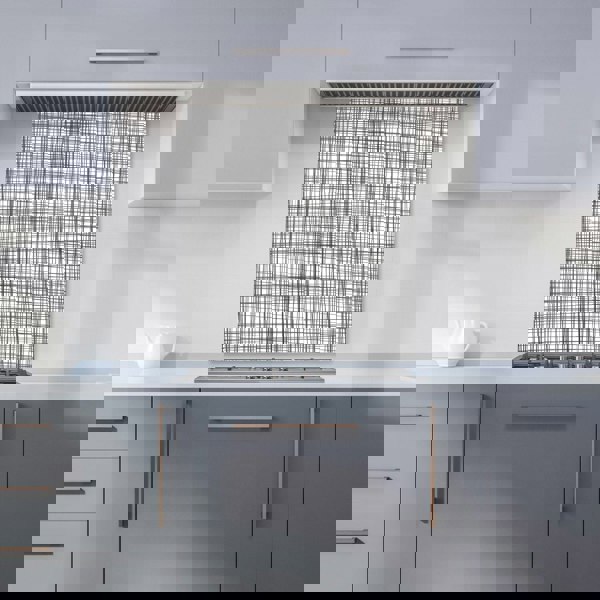 Warren Reed - Designer Monochrome Pencil Scribble Kitchen Splashback