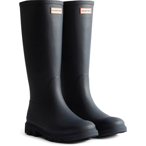 Hunter Downpour Tall Boot Rubber Men's Hunter Wellington Boots - Navy