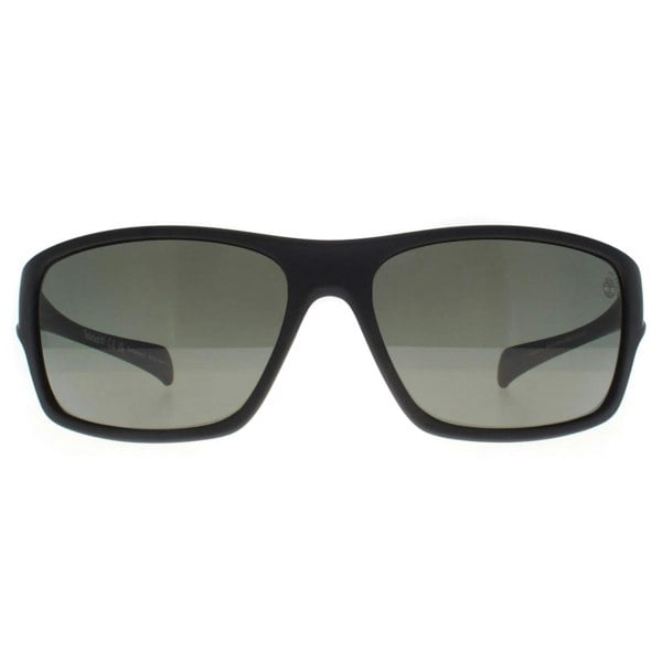 Timberland Sunglasses TB00017 02R Matte Black Green Polarized