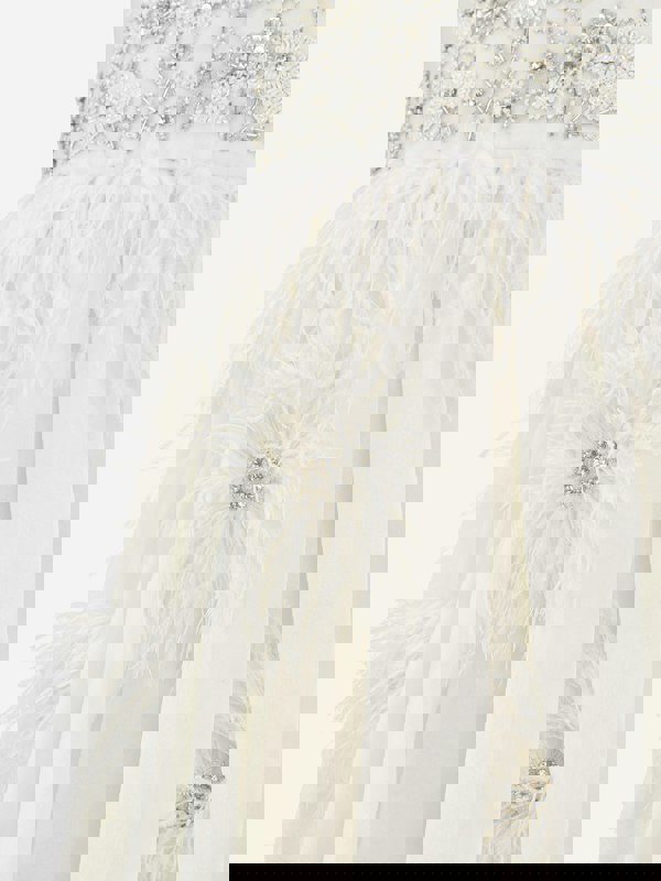 Maison Ava Girls Lilly Occasion Dress in Ivory