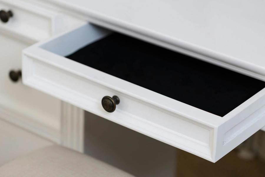 Statement Furniture Gainsborough Pedestal Dressing Table with 7 Drawers