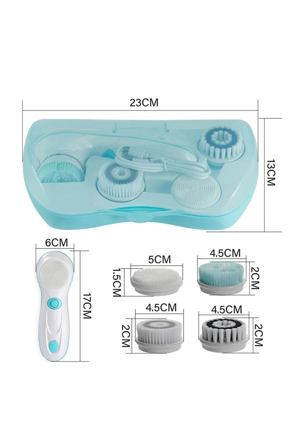 Living and Home 4 in 1 Electric Facial Cleansing Brush