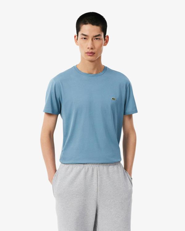 Lacoste Mens Crew Neck Pima Cotton Jersey T - Shirt - Aral 57I | CHO | Designer Mens Short Sleeve T - Shirts & Tops