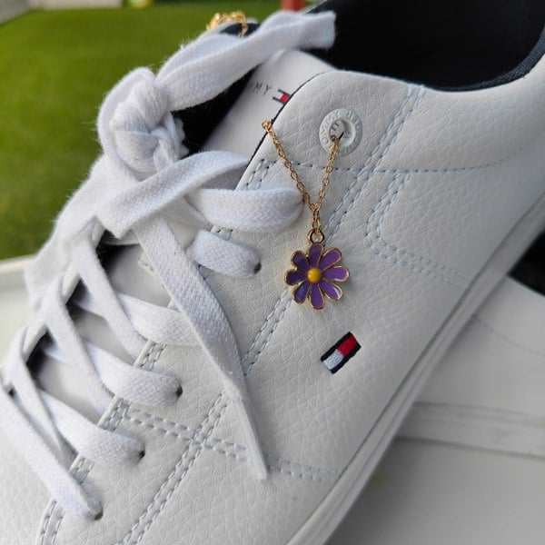 The Colourful Aura Daisy Sunflower Dangle Shoe Lace Sneaker Accessories Summer Floral Skate Charm