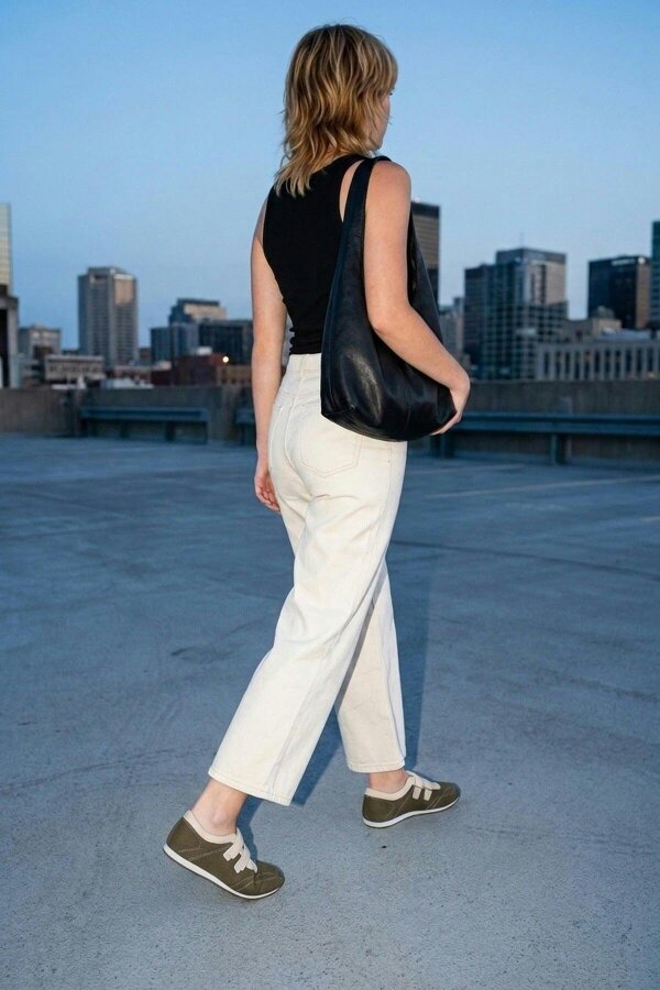 ikrush Elowen Contrast Two Strap Flat Pumps