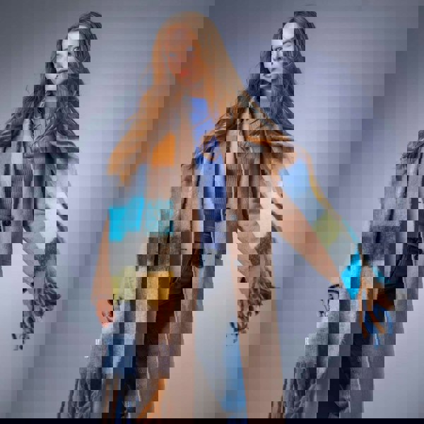 Heritage Traditions Soft Touch Herringbone Blanket Scarf